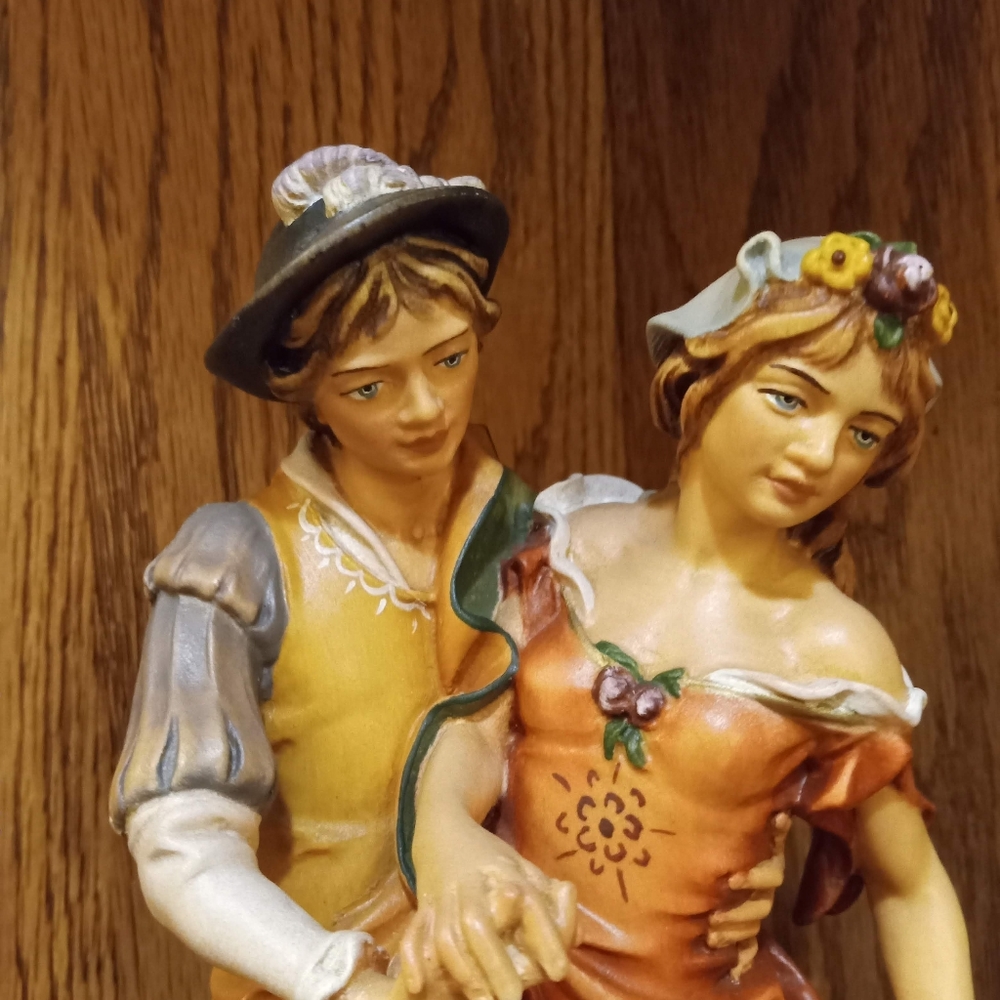 Wood carved sculpture, artist Frantz Barthels